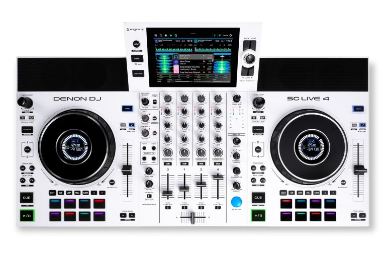 Denon DJ SC Live 4 WIT Stand alone DJ controller met touch screen