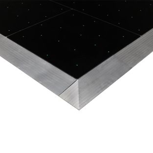 LEDJ Zwart RGB Starlit dansvloerpaneel van 60 x 120 cm