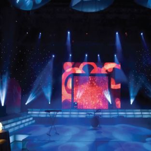 LEDJ PRO 6 x 3m Tri LED Zwart Sterrenhemeldoek (Uitbreiding voor STAR12)