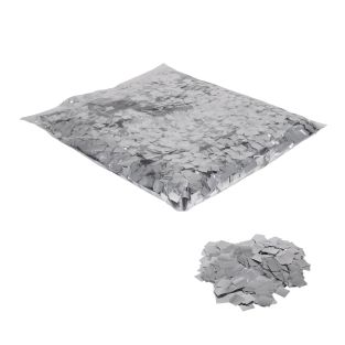 Equinox Losse confetti 10 x 10 mm - zilverkleurig metallic 1 kg