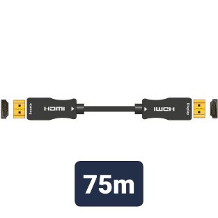 AV:link Ultra High Definition 4K Actieve Glasvezel HDMI-kabel 75 meter
