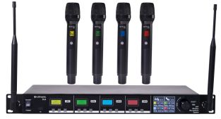 Citronic TU4-H PLL instelbaar UHF draadloos microfoon systeem
