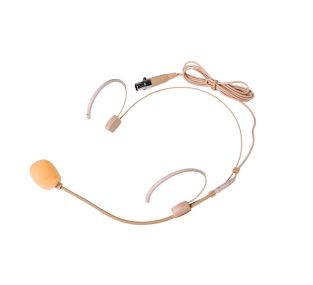 Citronic FCN-XLR  huidskleurige headset voor TU4 bodypack mini xlr