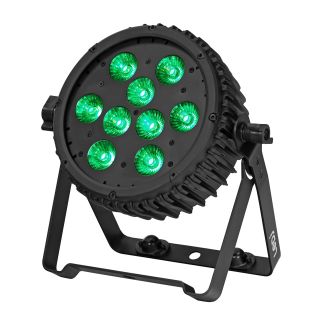 LEDJ Intense 9P10 PRO RGBWA LED Slim Par – 9x 10W RGBWA LED – DMX-gestuurd