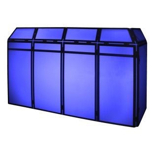 Equinox Professionele DJ-booth van lycra - wit