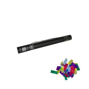 Equinox Elektrisch confetti-kanon 50 cm, veelkleurig metallic