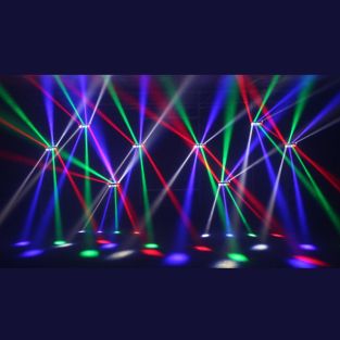 Equinox Hot Rod MKII – bewegend beam-effect – 8x 3W LED – DMX-gestuurd