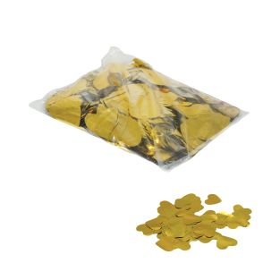 Equinox Losse confetti hartjes 55mmØ - Metallic goud 1kg
