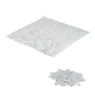 Equinox Losse confetti 10 x 10 mm - Wit 1 kg