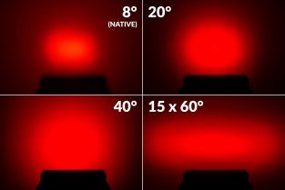 LEDJ Spectra QX40 Pixel buitenarmatuur met 20 graden lens