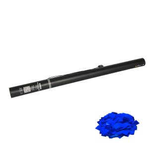 Equinox Elektrisch confetti-kanon 80 cm blauw metallic