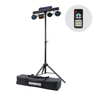 Equinox Microbar Multi System Reloaded – 3x 4W LED – DMX-gestuurd - foto 1
