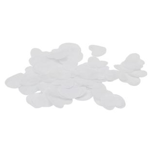 Equinox Losse confetti hartjes 55mmØ - Wit 1kg