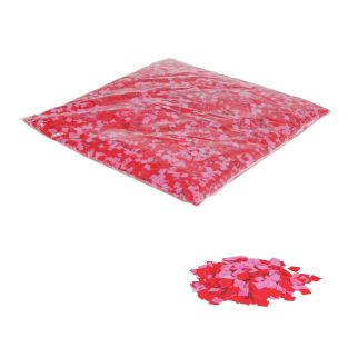 Equinox Losse confetti 10 x 10 mm - Roze en rood 1 kg