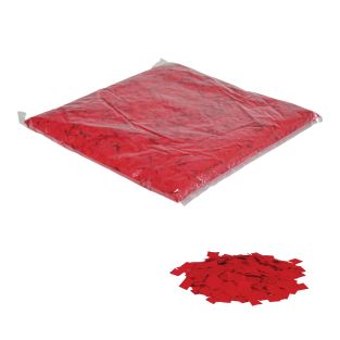 Equinox Losse confetti 10 x 10 mm - Rood 1 kg