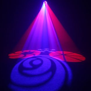Equinox Crossfire XP – gobo lichteffect – 8x 10W LED – DMX-gestuurd