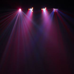 Equinox Microbar Multisysteem – 12x 1W LED – DMX-gestuurd
