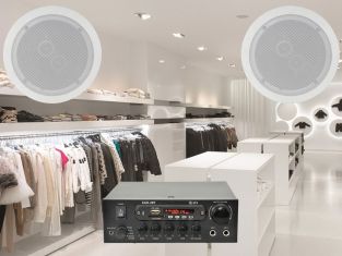 Adastra Shop 4 plafond inbouw speakerset voor winkels