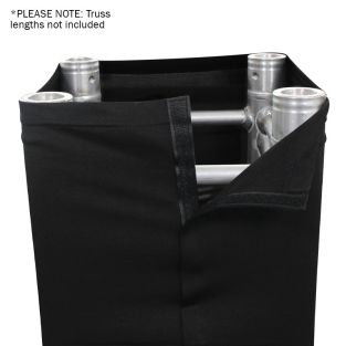 LEDJ Zwarte 1,0 m Quad Truss Sleeve/Sock