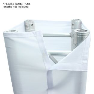 LEDJ Witte 1,0 m Quad Truss-hoes/sok