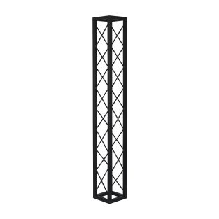 Equinox 1,5 m Quad Steel DecoTruss Zwart