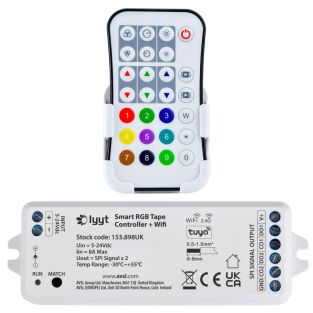 Lyyt RGB LED strip conroller met WIFI