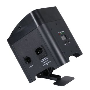 Equinox Colour Raider lithiumbatterij-uplighterpakket – 4x 6W RGBW LED – DMX-gestuurd