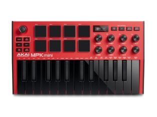 Akai MPK mini mk3 Red MIDI keyboard controller