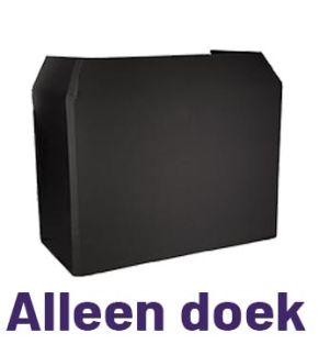 BoomTone DJ DJ STAND Set zwart Lycra doek voor DJ booth