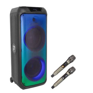 Boomtone DJ Boomaster 900 met 2 draadloze microfoons