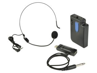 QTX U-Head draadloze USB headset microfoon UHF 863.2 Mhz