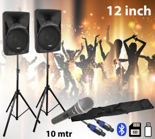 Complete BST PH12BT actieve speakerset 12&quot; 1000W