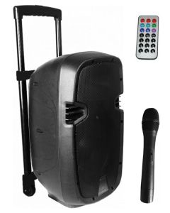 Ibiza Sound HYBRID10VHF-BT mobiele bluetooth luidspreker box 400W