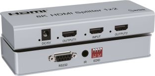 AV:Link 4KS12 1x2 8K HDMI-splitter met EDID