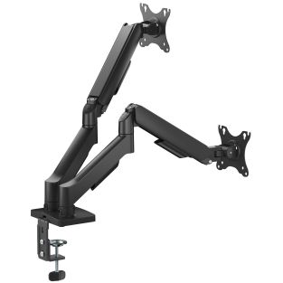 Full Motion Gasveer Desktop Monitor Armen met USB Hub