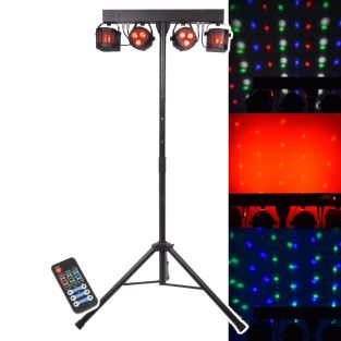 B-Stock Qtx oplaadbare LED derby & par bar statief
