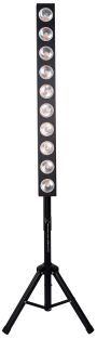 Amberkleurige LED Blinder Bar met statief