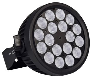 SilentPAR-216: 18 x 12W RGBWA+UV stille PAR-can