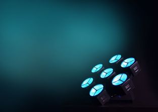 CosmoPAR: 7x40W COB LED RGBW PAR-licht
