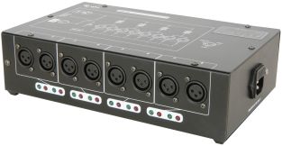 QTX DMX-D8 8 DMX splitter/booster 8 kanaals