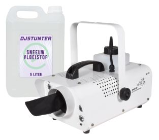 Qtx SW-3LED sneeuwmachine 800 Watt met LED verlichting en 5 ltr sneeuwvloeistof