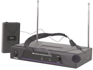 Qtx VN1 draadloos headset microfoon systeem VHF