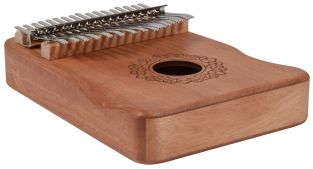 Kalimba - 17-toetsen Okoume met accessoires