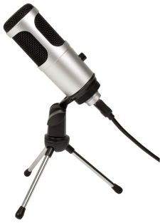 USB Podcastmicrofoon en standaard