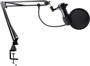 Citronic UMK-7 Complete opnamekit USB-condensatormicrofoon met schokdemper, popfilter, popscherm