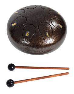 Chord TD6-BZ Bronzen Stalen Tongue Drums 6 inch 8-toetsen