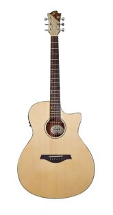 Sevinia Solid Top Series Elektro-akoestische Gitaar GA editie Spar Mahonie