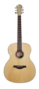 Sevinia Solid Top Serie Elektro-akoestische Gitaar OM versie Spar Mahonie