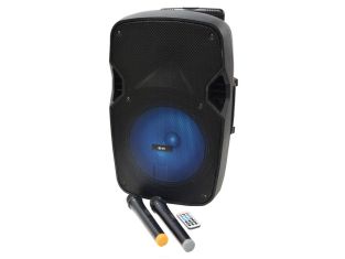 QTX PAL15 mobiele bluetooth luidspreker met 2 draadloze microfoons
