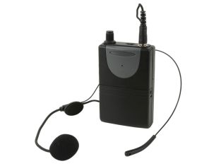 Qtx QHS-864.8 headset mic + UHF beltpack QXPA-plus en PAV8 864.8MHz